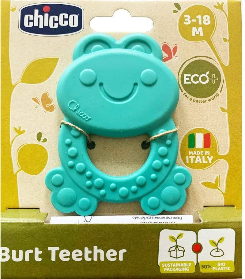 ΚΡΙΚΟΣ ΟΔΟΝΤΟΦΥΪΑΣ CHICCO "ΒΑΤΡΑΧΟΣ" ΣΕΙΡΑ ECO+ MINT