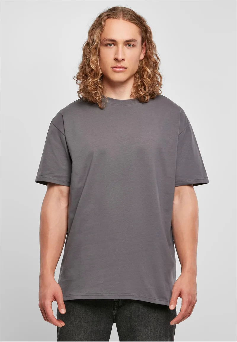 Ανδρικό T-Shirt Heavy Oversized BY102 Build Your Brand darkgrey