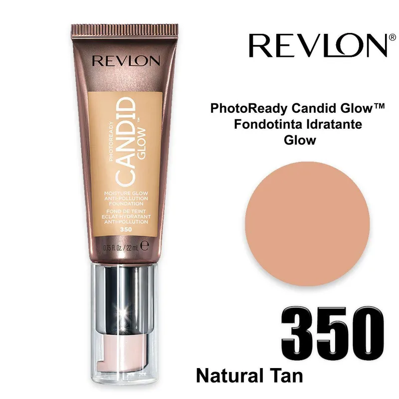 Revlon photoready candid glow foundation natural tan 350