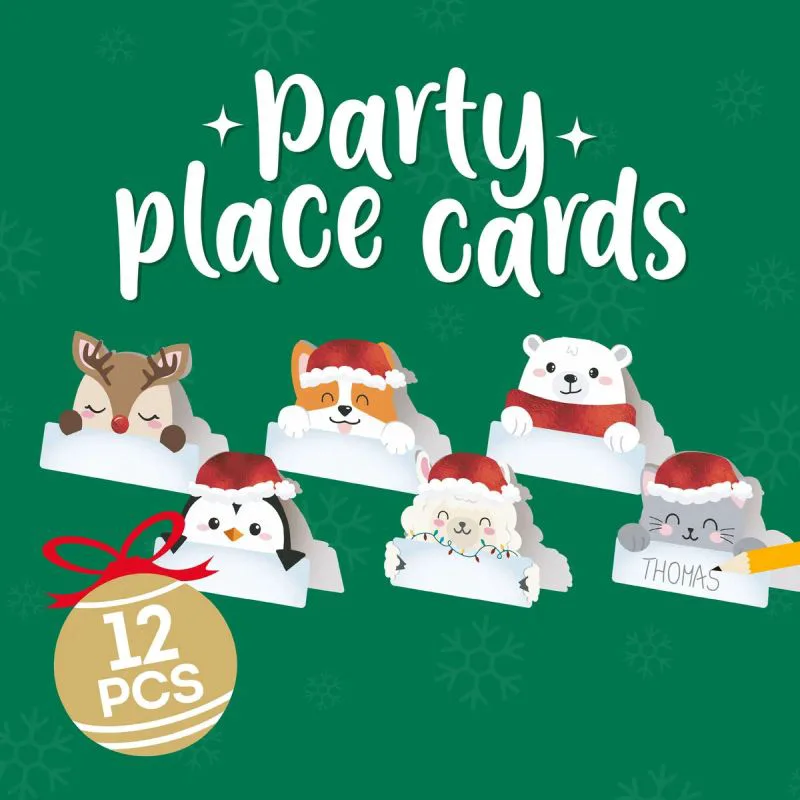Σετ 12 κάρτες θέσης για το τραπέζι Legami Christmas place cards
