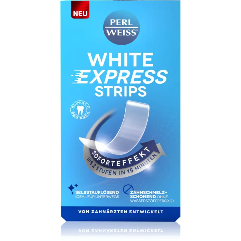 Perl Λευκό White Strips Express λευκαντικές ταινίες 4 τμχ