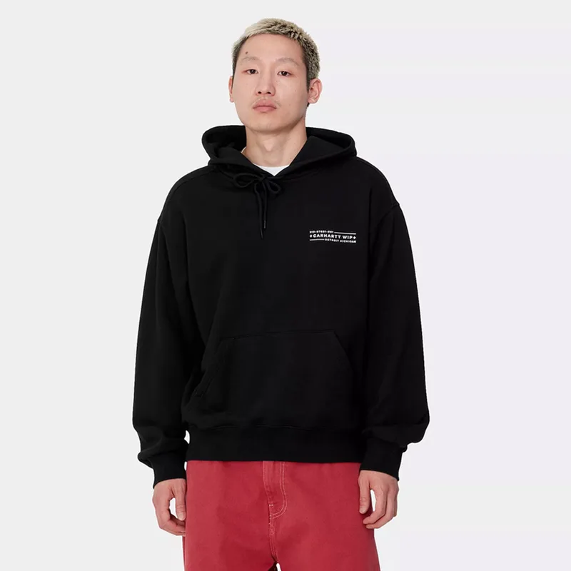 Carhartt WIP Hooded Stamp Sweat Unisex Μπλούζα με Κουκούλα (9000211348_22872)
