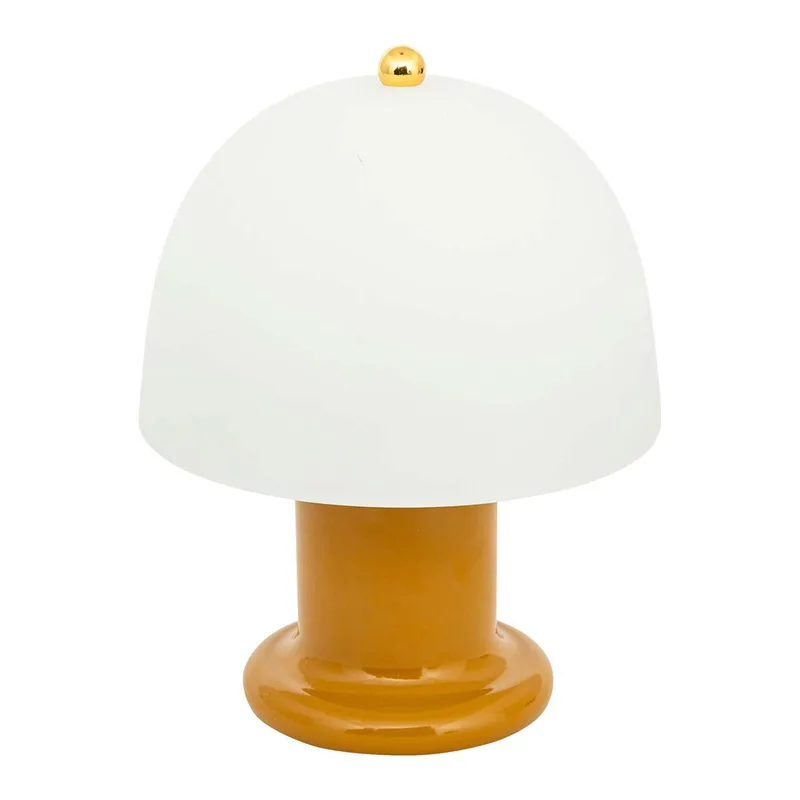 Πορτατίφ LED Με Μπαταρία (Φ16x21) A-S Rick Yellow 202641B