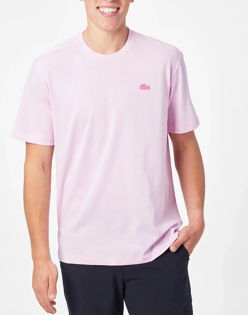 LACOSTE ΜΠΛΟΥΖΑ ΚΜ TEE-SHIRT 3TH7618-Z4H Ροζ