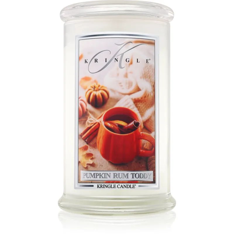 Kringle Candle Pumpkin Rum Toddy αρωματικό κερί 624 γρ
