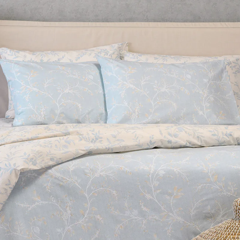 Μαξιλαροθήκες Σετ 50x70 Melinen Casual Sienna Blue