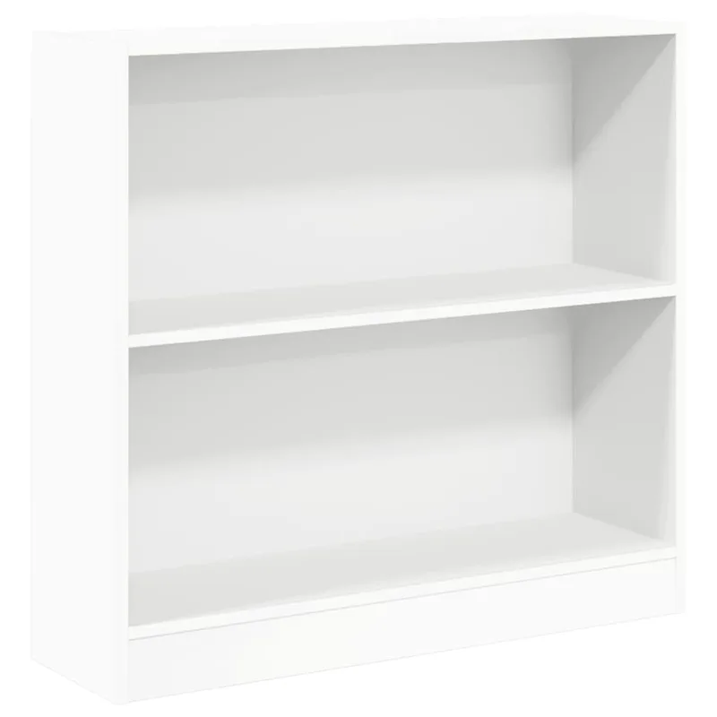 vidaXL Βιβλιοθήκη Λευκή 80x24x75 εκ. από Τεχνητό Ξύλο