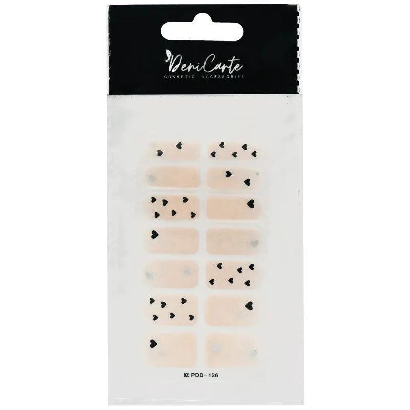 DeniCarte gel heart-shaped stickers