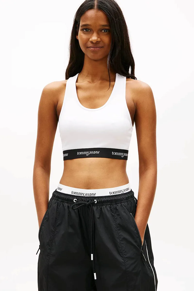 Tommy Jeans γυναικείο μπουστάκι γυμναστικής - DW0DW22762 Λευκό