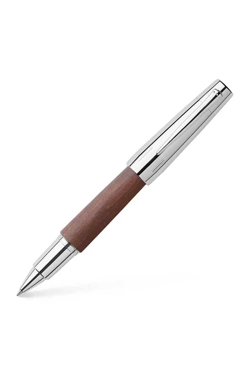 Faber-Castell Roller E-motion Chrome σκούρο καφέ - 077148215