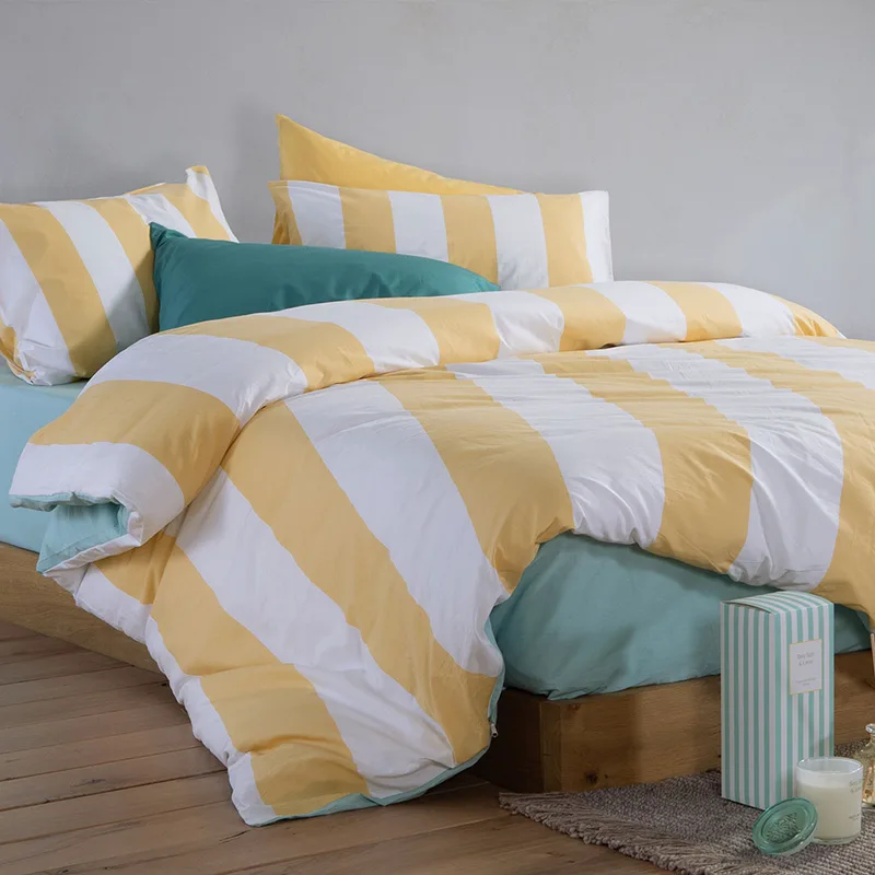 Σεντόνια Μονά (Σετ)100X200+35 Nef Nef Casual Vertia Yellow Με Λάστιχο (100x200+35)