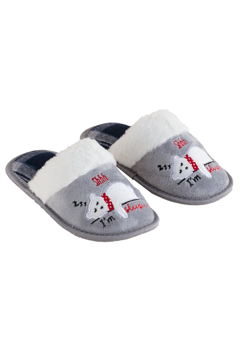 Noidinotte Παιδικές Unisex παντόφλες με γουνάκι "I'm sleeping"-PF2341