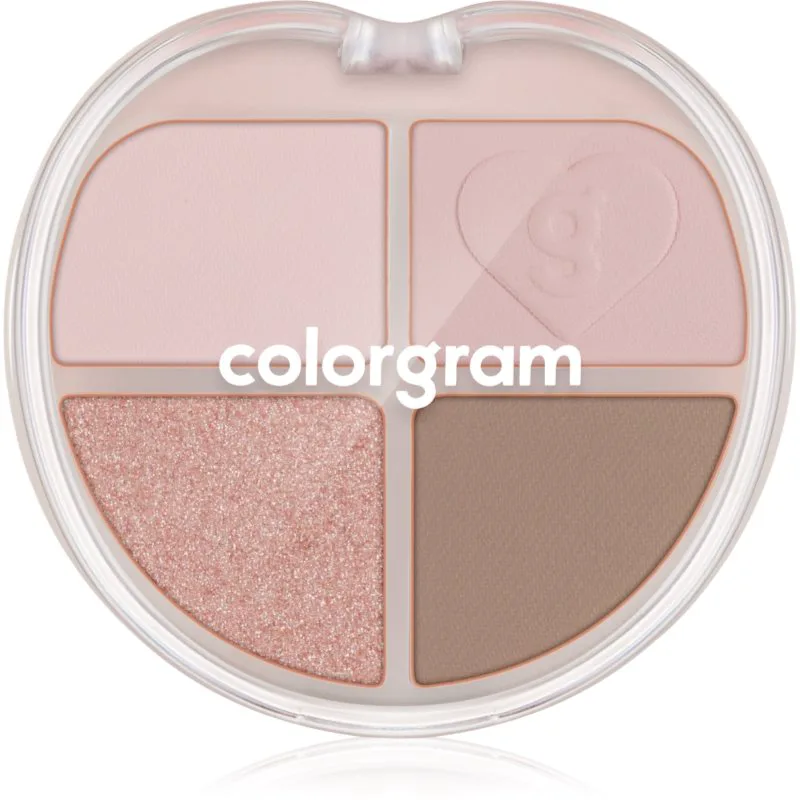 Colorgram Tintin Dory Eyeshadow Palette παλέτα με σκιές ματιών και highlighter απόχρωση 06 Mochi Dory 4 γρ