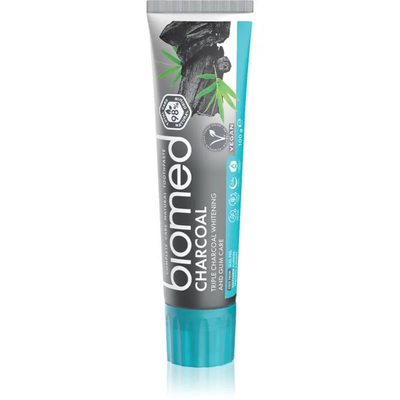 Biomed Charcoal λευκαντική οδοντόκρεμα με ενεργό άνθρακα 100 γρ