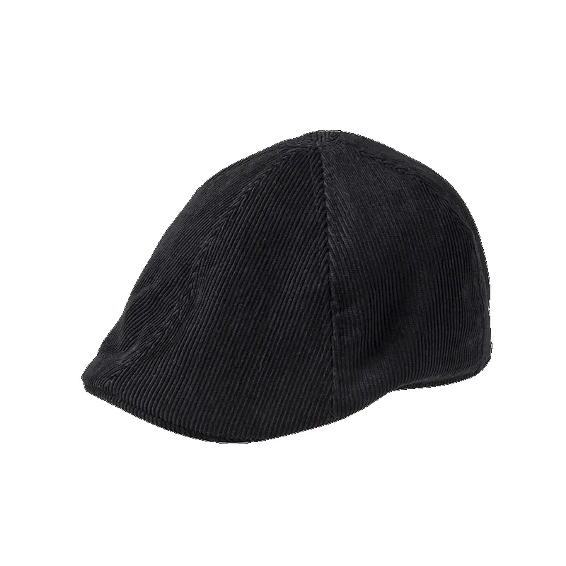 Corduroy Duckbill Τραγιάσκα | Karfil Hats Black