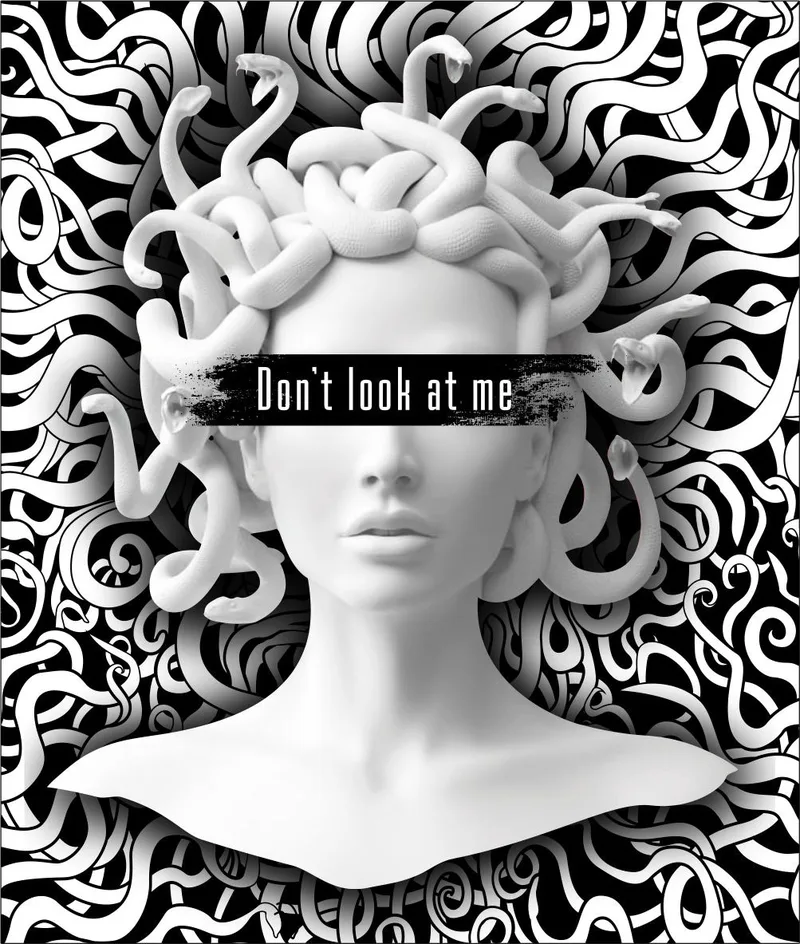 Medusa “Don΄t look at me” Poster