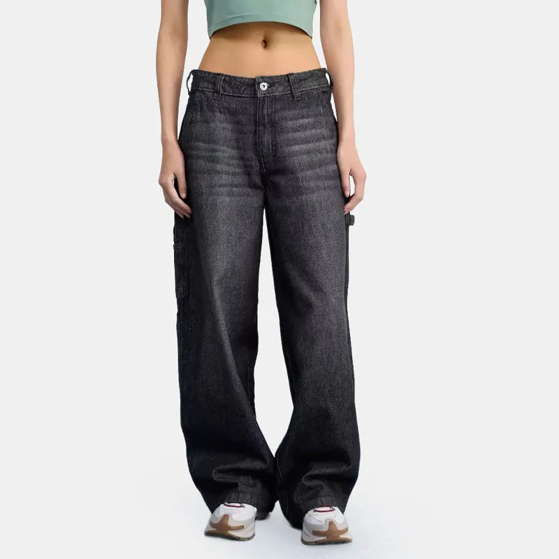 Dickies Hilham Coal Wash Faded Γυναικείο Τζιν Παντελόνι (9000239750_88160)