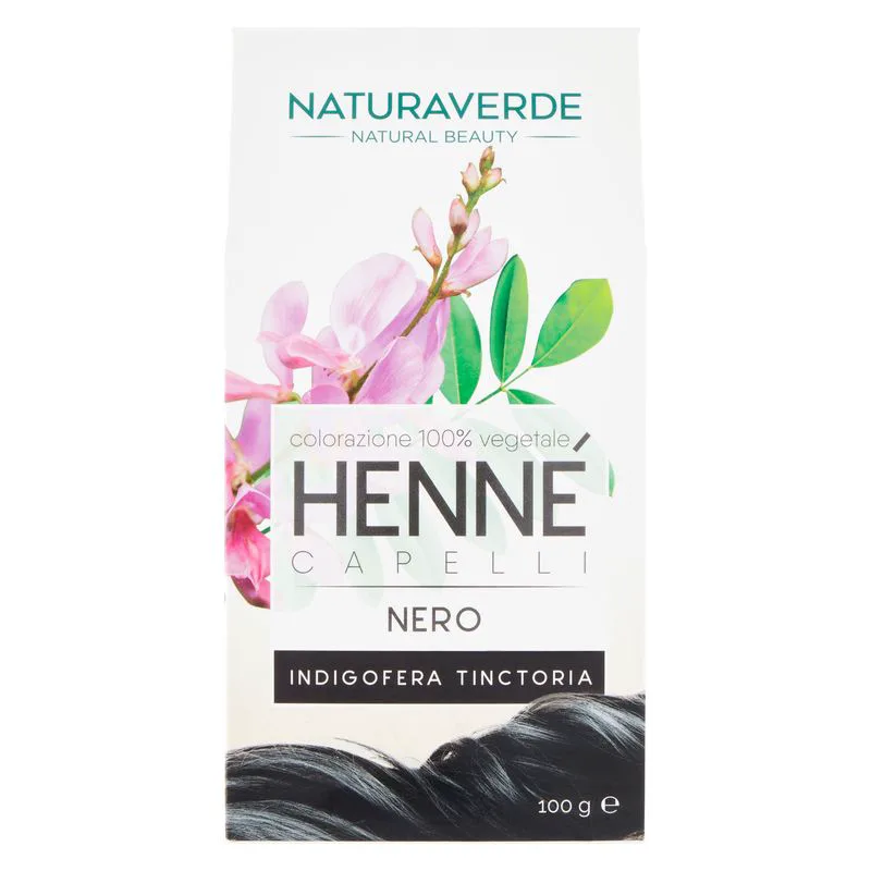 Natura Verde Henna Hair Dye 100% Vegetable Black 100 G