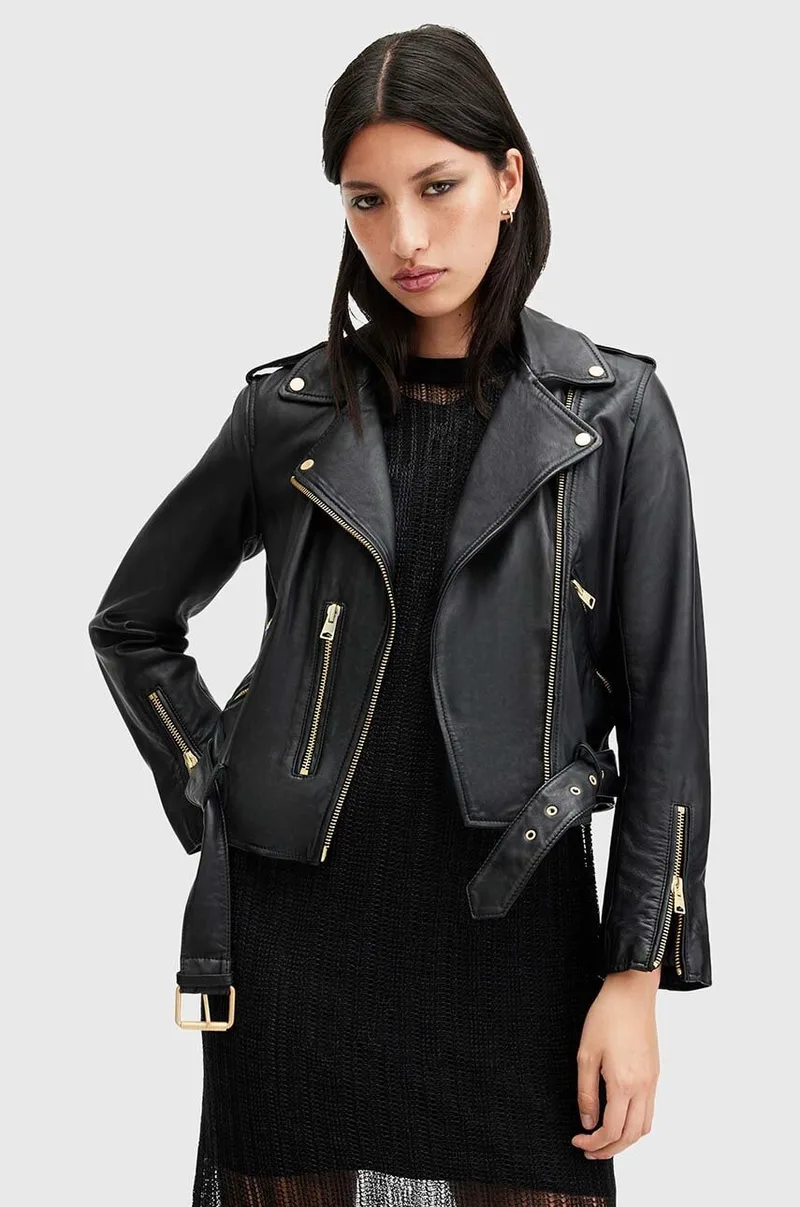 AllSaints δερμάτινο γυναικείο από δέρμα BALFERN BIKER