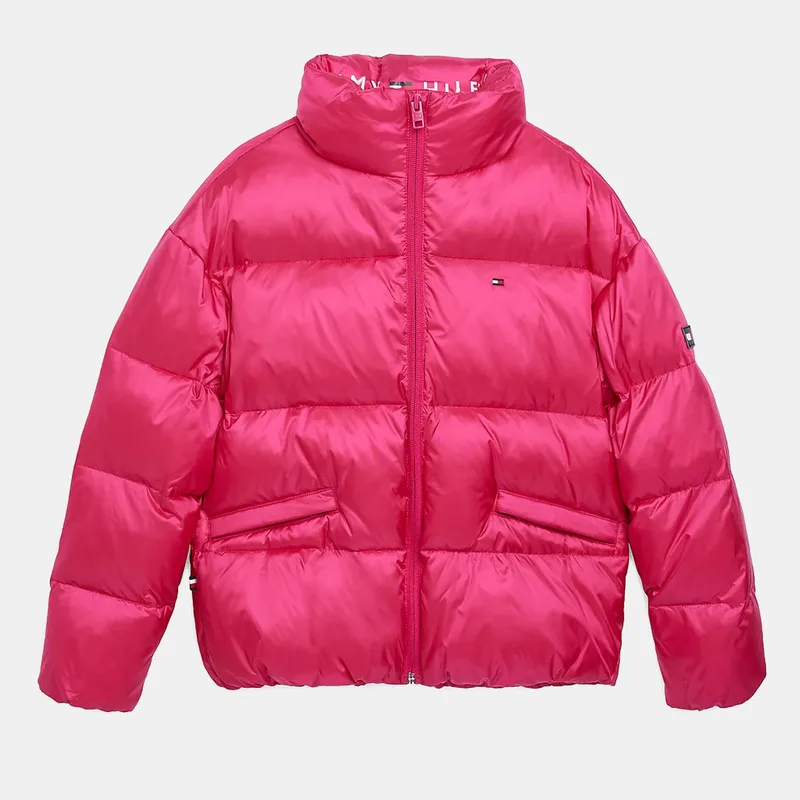 Tommy Jeans Boxy Shiny Παιδικό Puffer Μπουφάν (9000123641_63727)