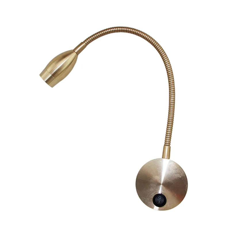 Σποτ Μονόφωτο LED Aca Swan SF126BLED330G Χρυσό Θερμό Φως