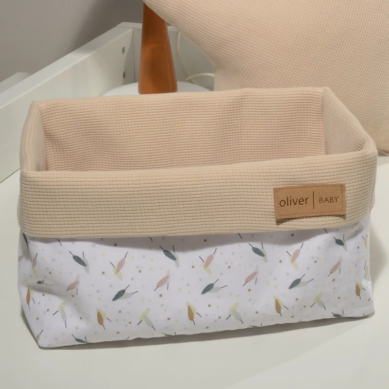 Καλάθι Αποθήκευσης Baby Oliver Des. 404 Μπεζ 25x15x13