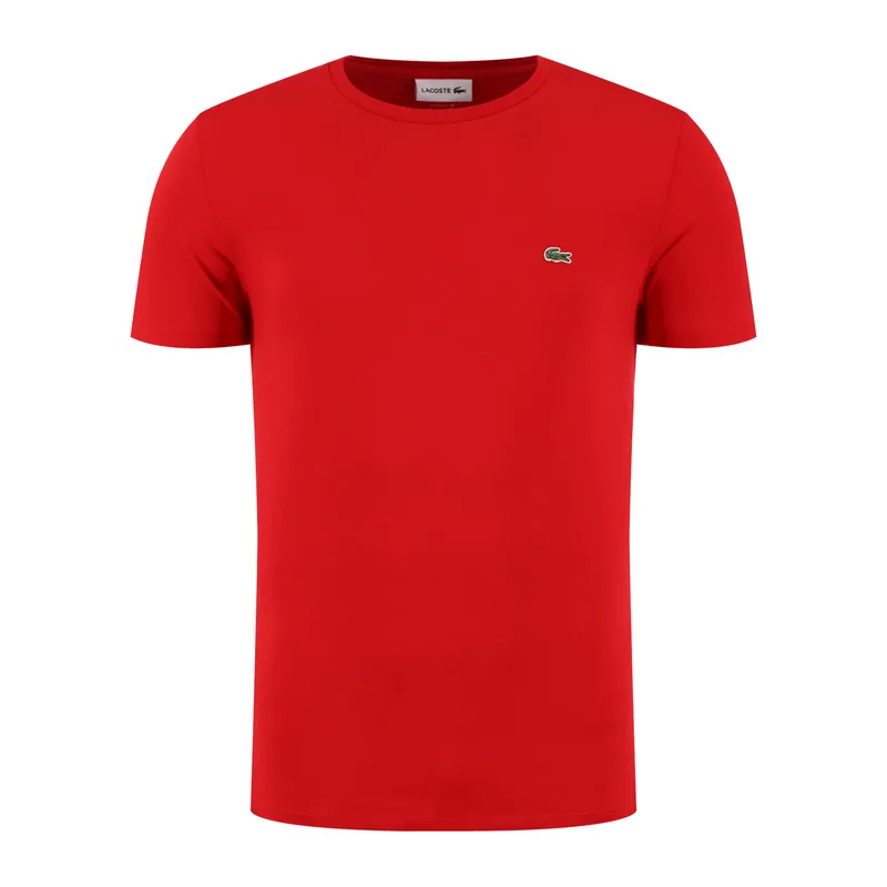 Lacoste T-Shirt TH6709 Κόκκινο Regular Fit
