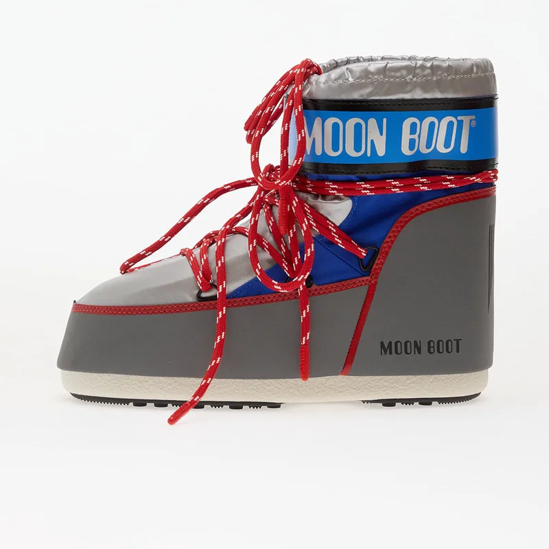 Sneakers Moon Boot Icon Low Space Racing Silver/ Blue/ Red EUR 42-44