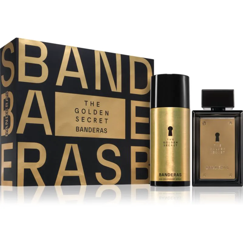 Banderas The Golden Secret σετ δώρου για άντρες