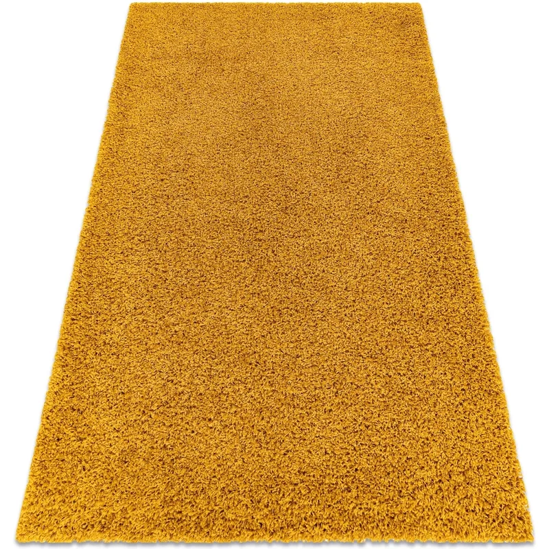 Χαλιά Rugsx Χαλί SOFFI δασύτριχος 5cm χρυσό 180x270 cm