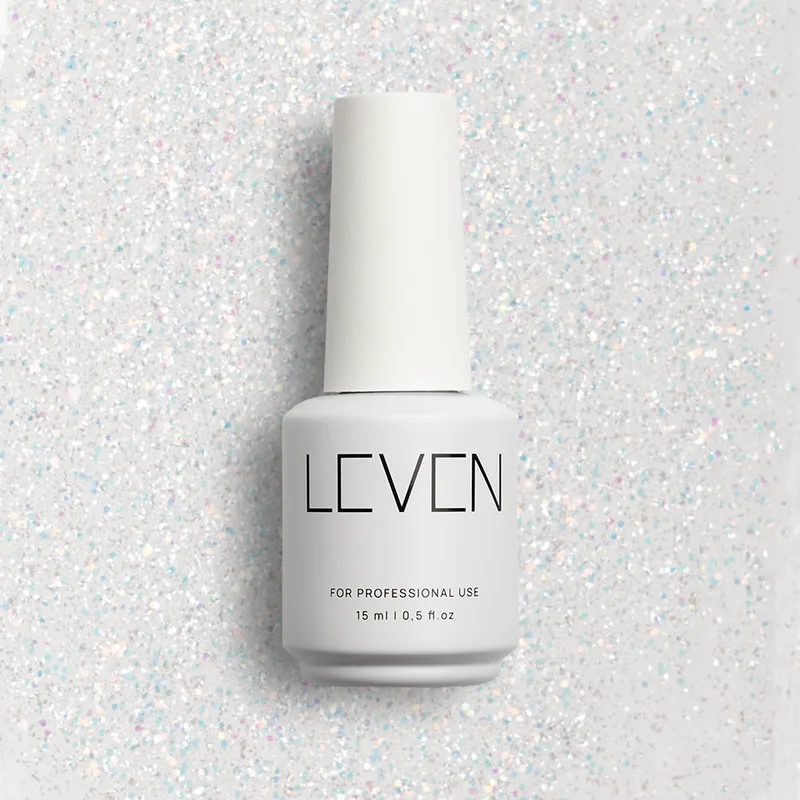 Leven | Ημιμόνιμο βερνίκι με glitter/shimmer 15ml no. G004 Fairy Dust