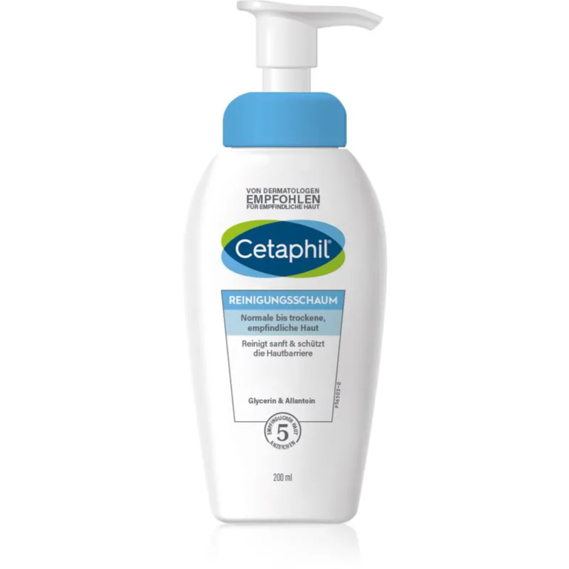 Cetaphil Gentle Foaming Cleanser Cleansing Foam καθαριστικός αφρός για κανονική και ξηρή επιδερμίδα 200 ml