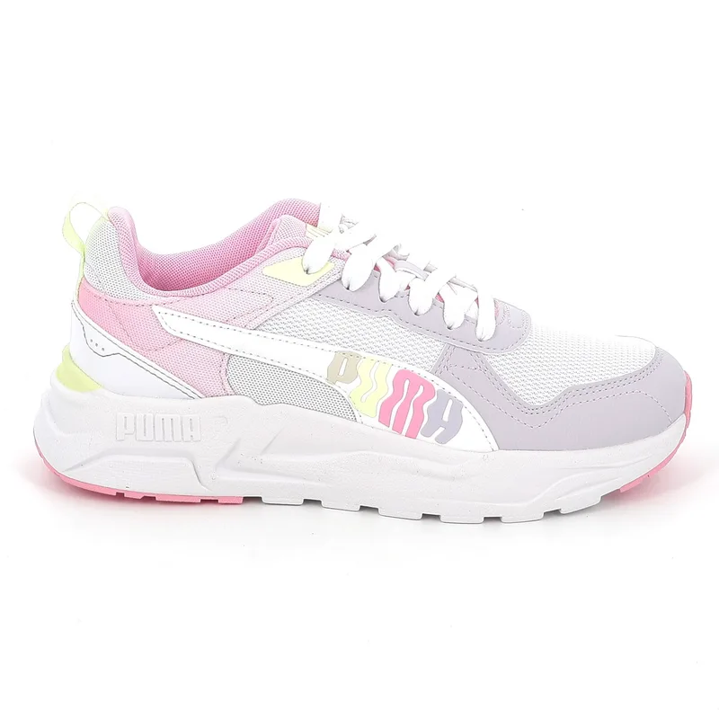 Παιδικό Αθλητικό Παπούτσι για Κορίτσι Puma Trinity 2 Lt Come On Jr Χρώματος Λευκό 405019-02