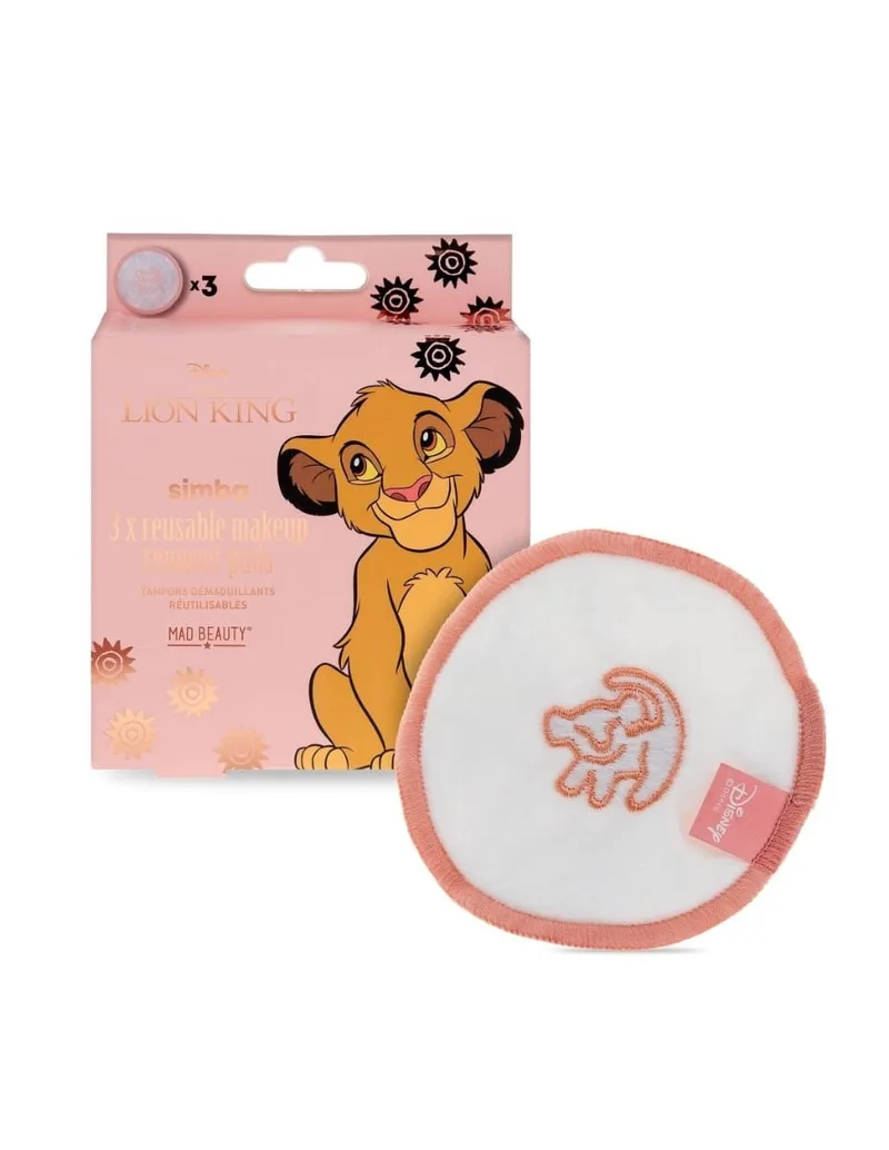 Lion King Re-Usable Makeup Cleansing Pads 3pcs