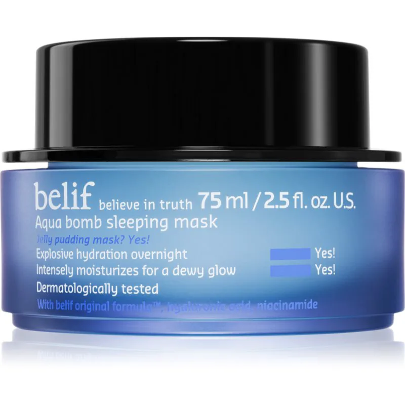 belif Aqua Bomb Sleeping Mask εντατικά ενυδατική μάσκα νύχτας 75 ml