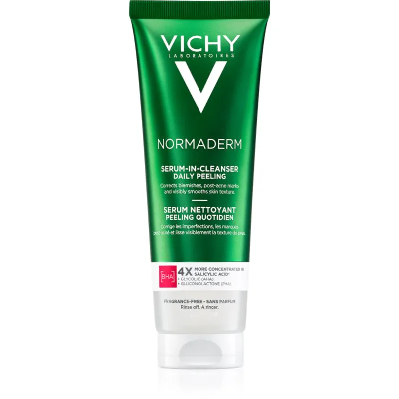 Vichy Normaderm Cleansing καθαριστική απολέπιση προσώπου με σαλικυλικό οξύ 125 ml