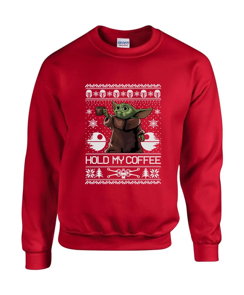 Χριστουγεννιάτικο Ugly Sweater Yoda2 Pop Culture Red