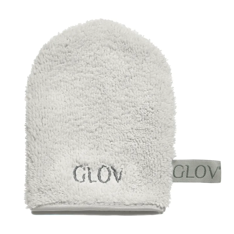 Glov Iconic Glove - Makeup Remover and Cleansing Glove, Silver Stone