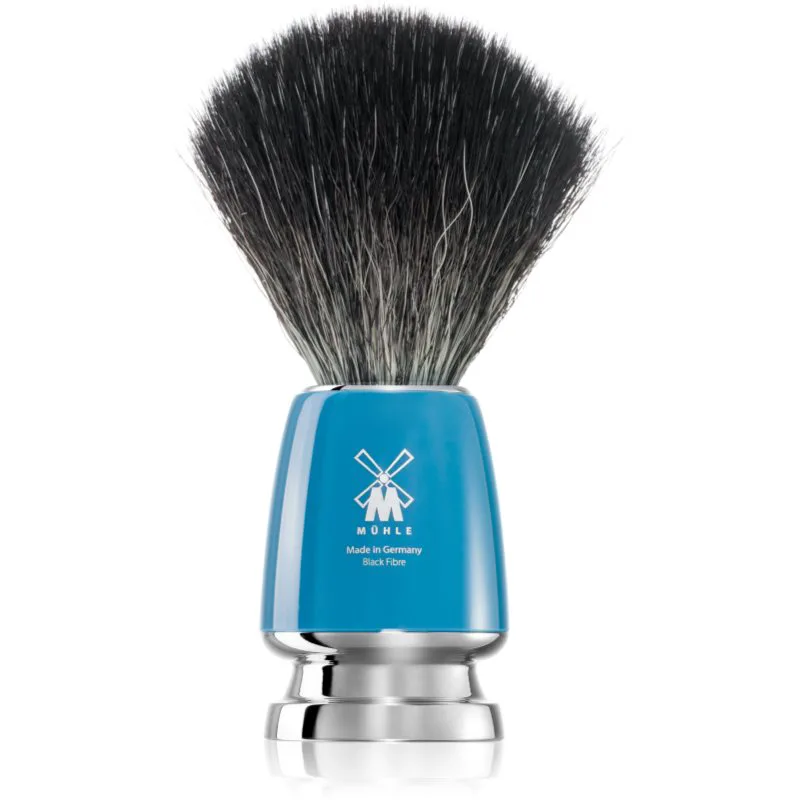 Mühle RYTMO Shaving Brush Black Fibre, Blue Resin βούρτσα ξυρίσματος 1 τμχ