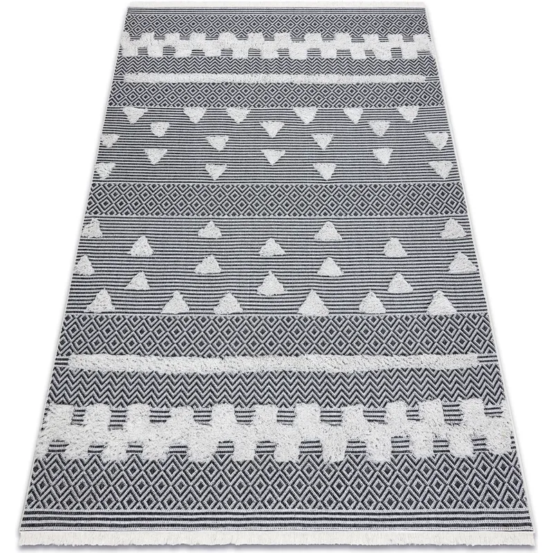 Χαλιά Rugsx Χαλί ECO σιζάλ Μπόχο MOROC ΓεωμΠ155x220 cm