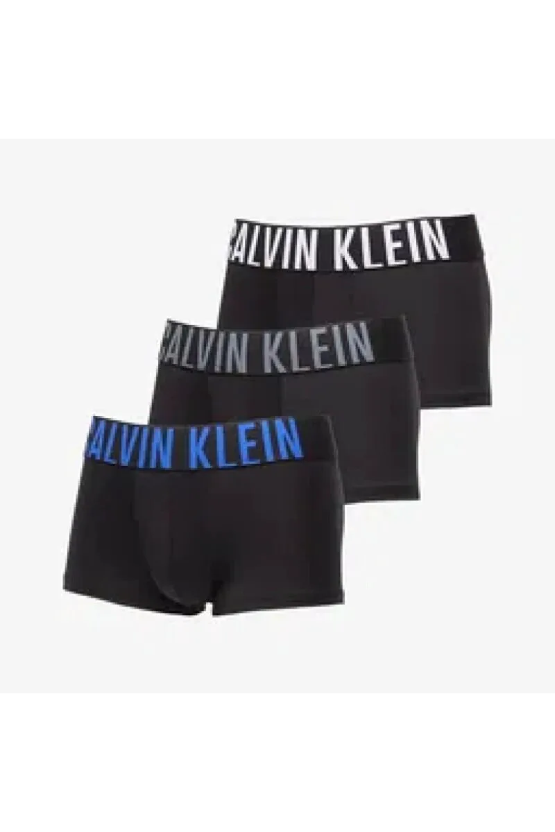 CALVIN KLEIN JEANS LOW RISE TRUNK 3PK BLACK 000NB3611A-ZDH Μαύρο