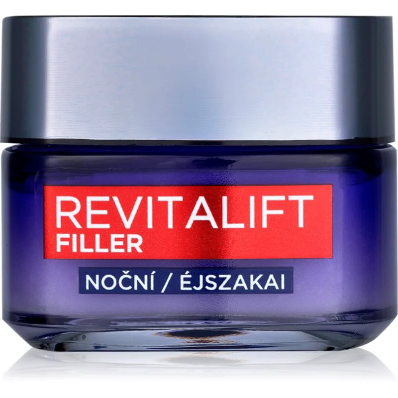 L’Oréal Paris Revitalift Filler κρέμα νύχτας πλήρωσης ενάντια στη γήρανση 50 ml