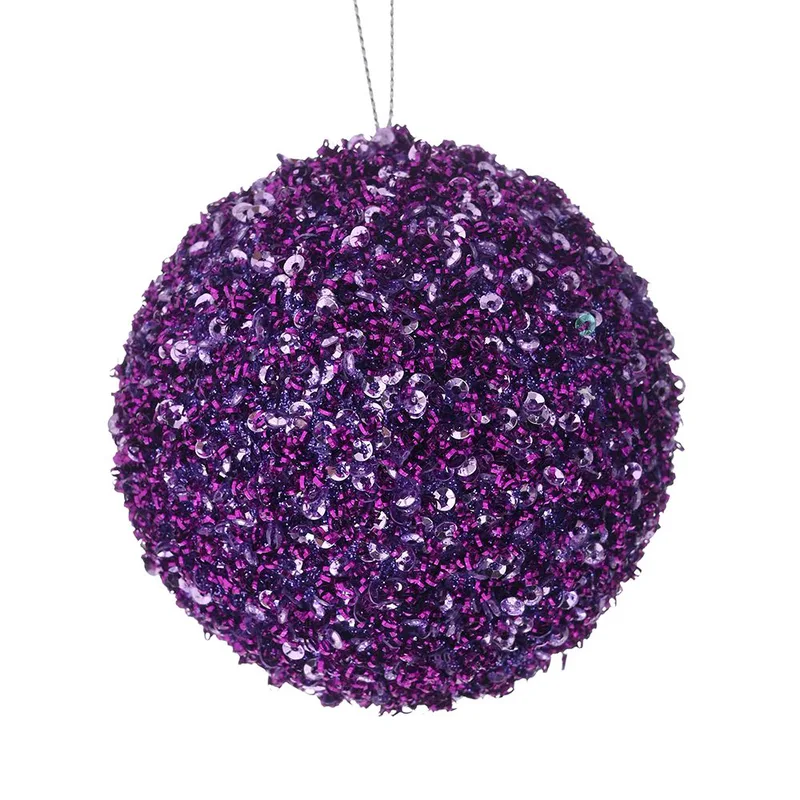 Χριστουγεννιάτικη Μπάλα Polyfoam Μωβ Glitter 8εκ. iliadis 83502 (Σετ 24 Τεμάχια) (Χρώμα: Μωβ, Υλικό: Polyfoam) - Iliadis - il_83502