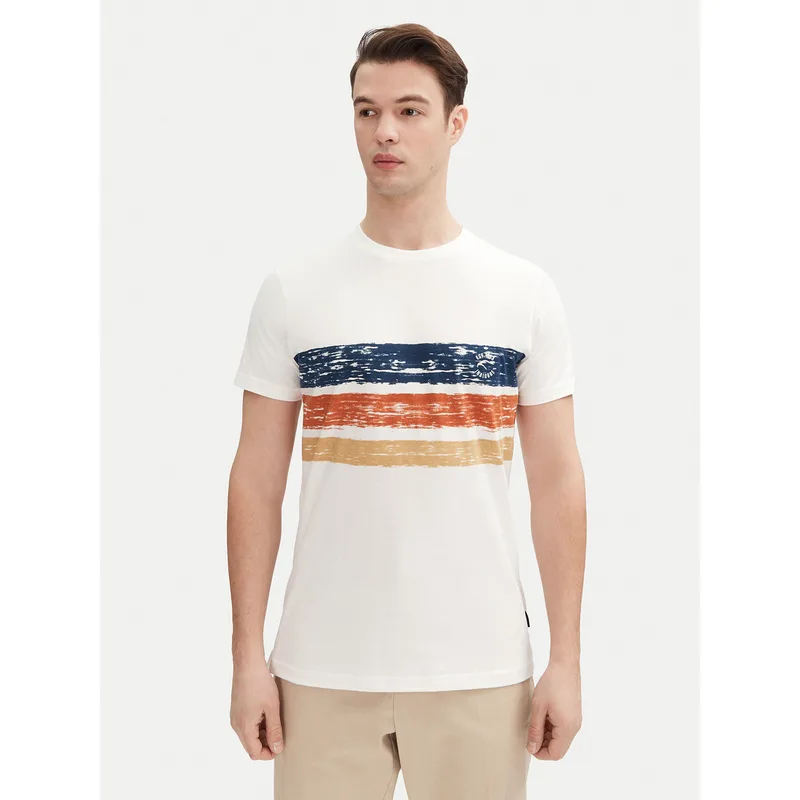 INDICODE T-Shirt Caron 41-051 Μπλε Regular Fit