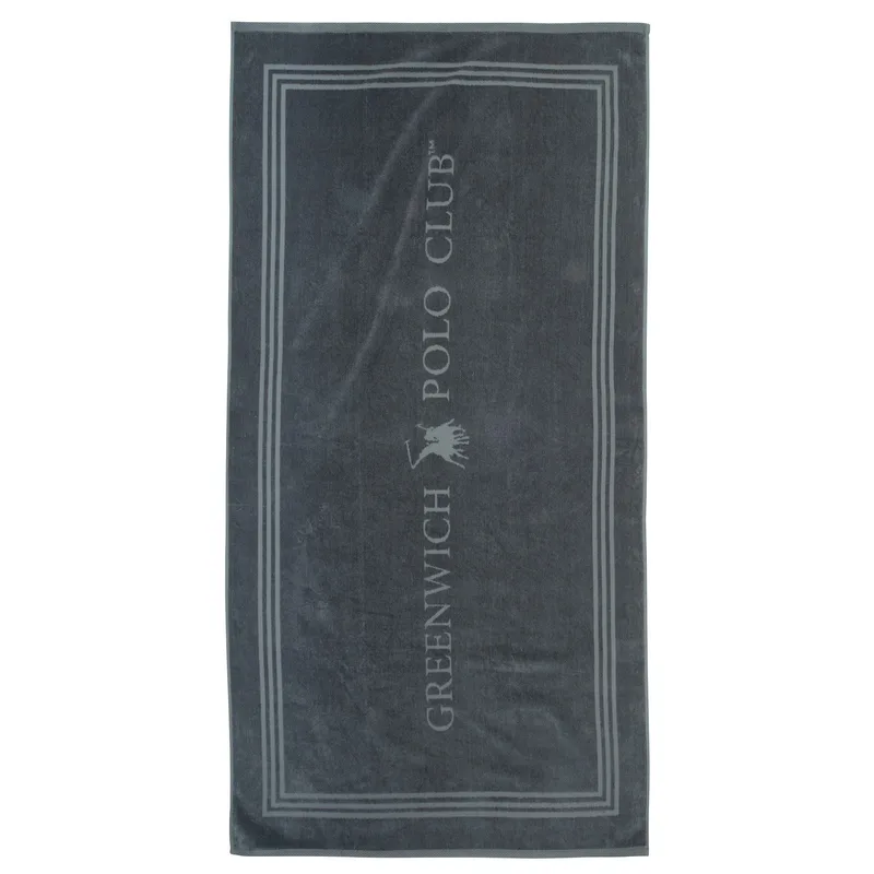 Πετσέτα Θαλάσσης Greenwich Polo Club 4063 Dark Grey 90x170