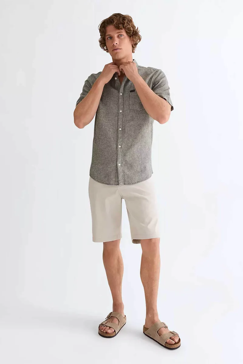 Wrangler® ανδρική βερμούδα chino Regular Fit - 112377834 Μπεζ