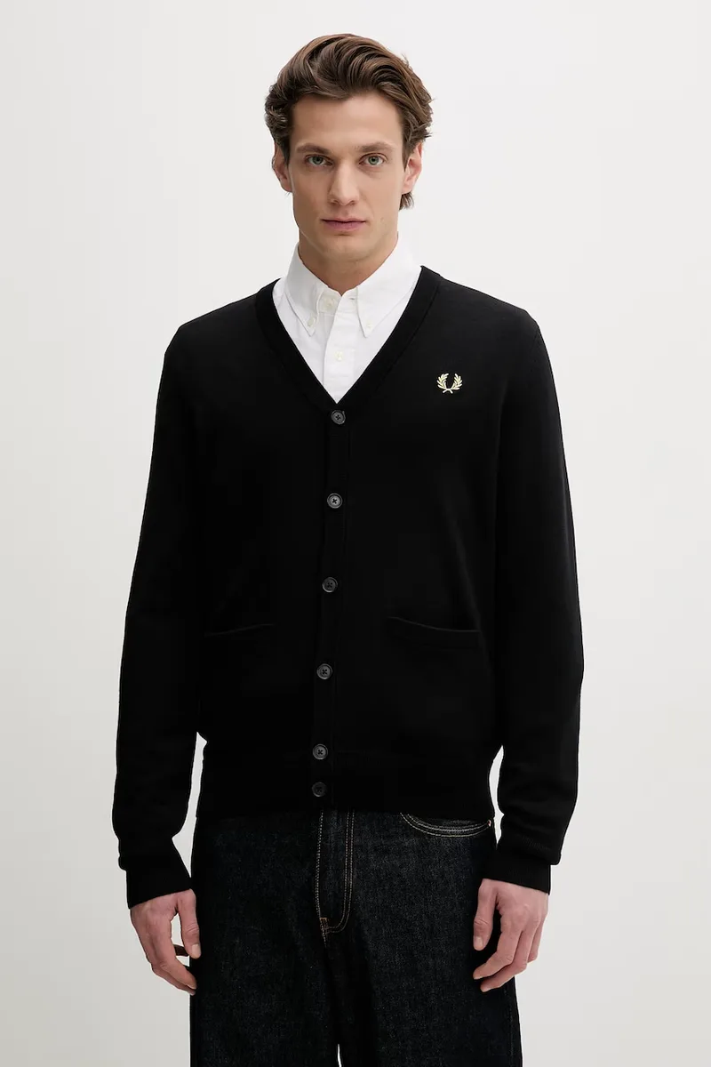 Μάλλινη μπλουζα Fred Perry Classic Cardigan