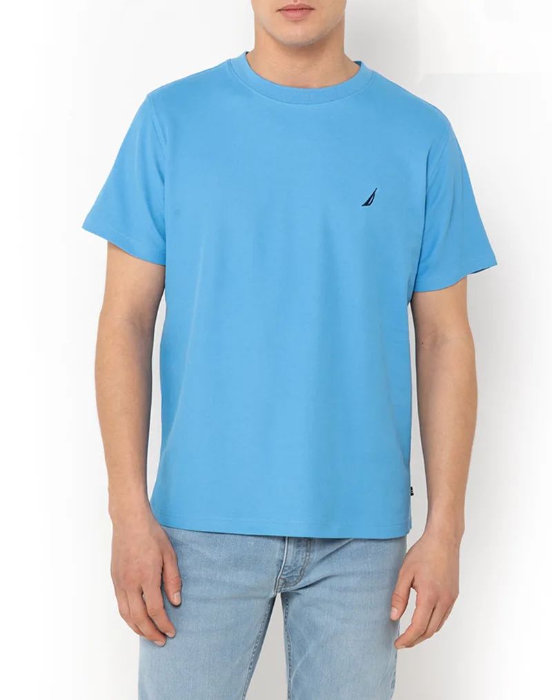 NAUTICA ΜΠΛΟΥΖΑ T-SHIRT ΚΜ Starboard T-Shirt 3NCN1CR0115-467 LightBlue