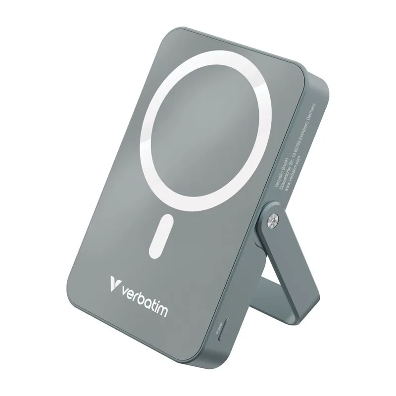 Verbatim Power Bank 10000mA με Στήριγμα και Ασύρματη Φόρτιση