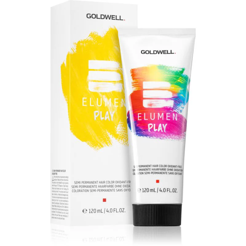 Goldwell Elumen Play βαφή μαλλιών Yellow 120 ml